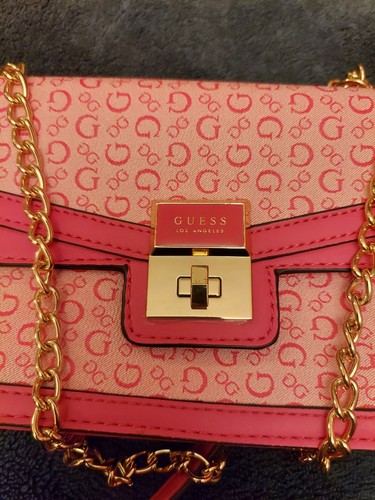 Guess handbag pink - handbag,