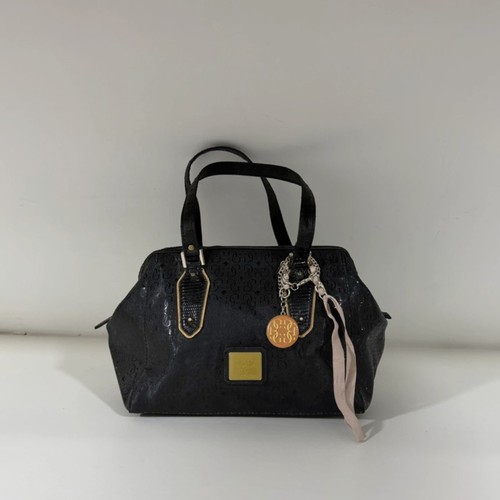 Guess black monogram handbag - monogram,