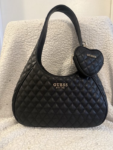 Guess handbag black - guess,