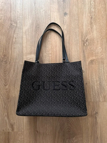 Guess logo print - logo, black