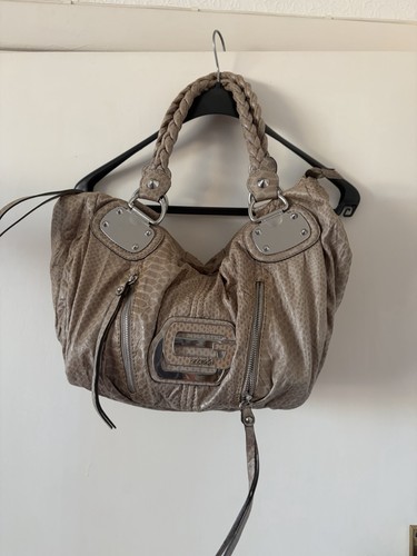 Guess beige faux - beige, leather