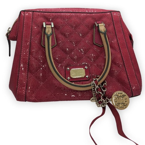 Guess pink quilted tote bag - guess,