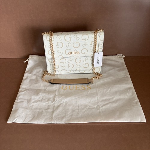 New guess logo print satchel - g,