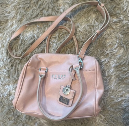 Guess womens pink handbag - guess,