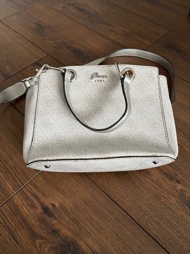 Guess handbag silver - handbag, grey