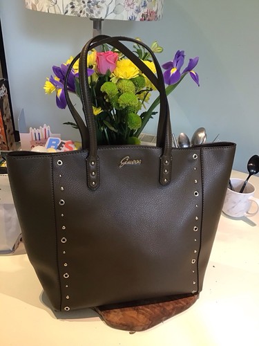 Guess dark khaki leather - dark,