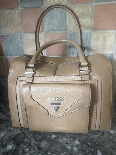 Guess handbag beige - guess,