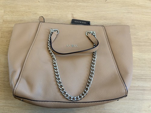 Guess camel chain handbag - camel,