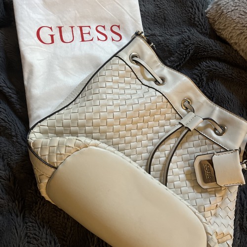 Off white guess handbag - white,