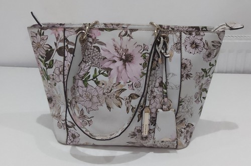 Guess bag large handbag faux - guess,