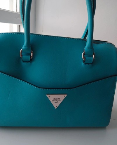 Guess turquoise shoulder bag - guess,