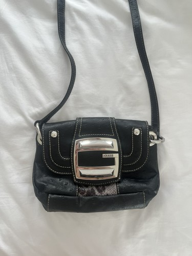 Guess handbag black with - guess,