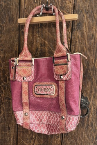 Guess pink handbag - guess,