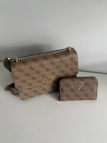Guess handbag and purse - and,