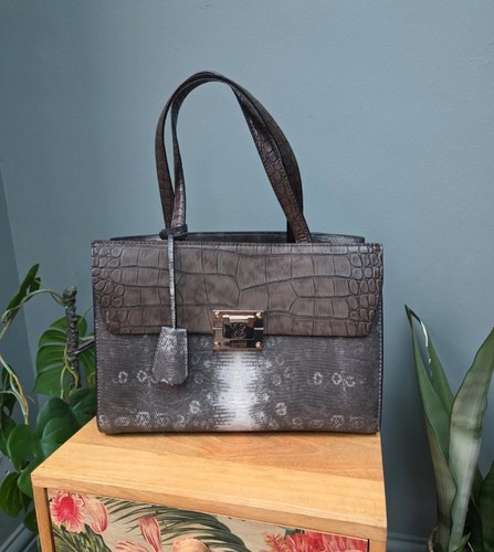 Guess shoulder handbag grey - handbag,